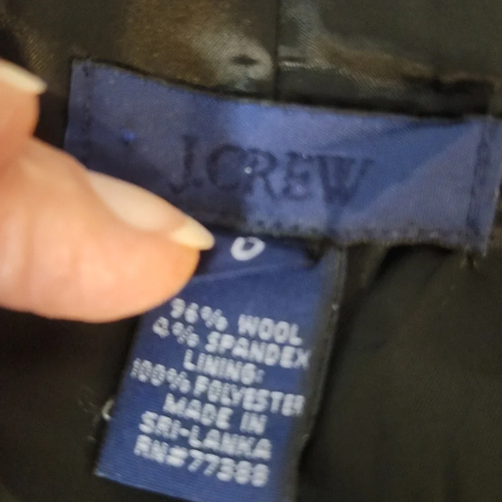 J.‎ Crew Wool Blazer Black Size 0